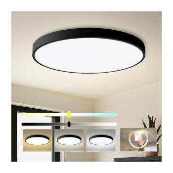 BRILAGI- LED mennyezeti lámpatest POOL LED/128W/230V 3000/4000/6000K átm. 100 cm fekete BRI356 kép