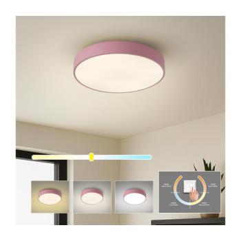 BRILAGI - LED mennyezeti lámpatest POOL LED/36W/230V 3000/4000/6000K 30 cm rózsaszín BRI679 kép