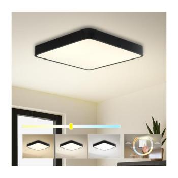 BRILAGI - LED mennyezeti lámpatest POOL SQUARE LED/48W/230V 50x50 cm fekete BRI054 kép