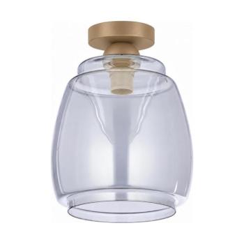 BRILAGI - LED mennyezeti lámpatest R GLASS 1xE27/60W/230V átmérő 26 cm bézs/füstszürke BG3994+NSTK7417 kép
