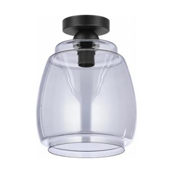 BRILAGI - LED Mennyezeti lámpatest R GLASS 1xE27/60W/230V Ø 26 cm fekete/füstszürke BG3988+NSTK7417 kép