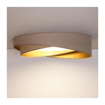 BRILAGI- LED Mennyezeti lámpatest VELVET TWIST LED/24W/230V 4000K átm. 55 cm bézs/arany 8590828043720 kép