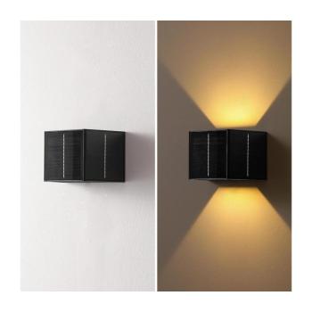 BRILAGI - LED Napelemes fali lámpa SOLAR CUBE LED/2W/3,2V 1300 mAh IP54 BRI8489 kép
