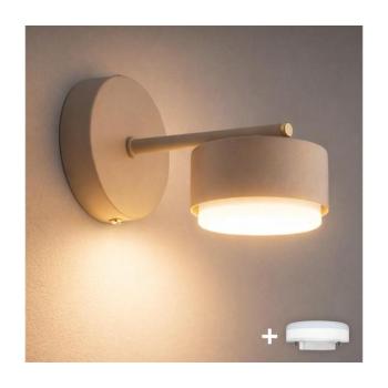 BRILAGI - LED RGB dimmelhető fali lámpa MONO 1xGX53/14W/230V Wi-Fi Tuya bézs BG4587+IM1489 kép