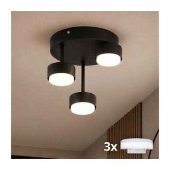 BRILAGI - LED RGB dimmelhető felületre szerelhető csillár MONO 3xGX53/14W/230V Wi-Fi Tuya fekete BG5736+3xIM1489 kép