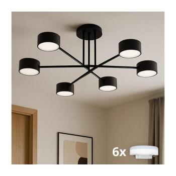 BRILAGI - LED RGB dimmelhető felületre szerelhető csillár MONO 6xGX53/14W/230V Wi-Fi Tuya fekete BG4576+6xIM1489 kép