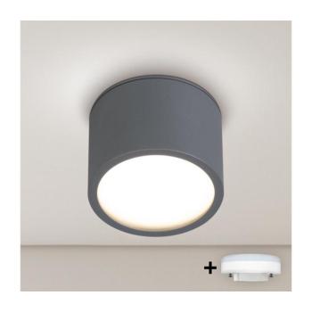 BRILAGI - LED RGB dimmelhető fürdőszobai spot SMOOTH 1xGX53/14W/230V 60x82 mm Wi-Fi Tuya antracit BG2838+IM1489 kép