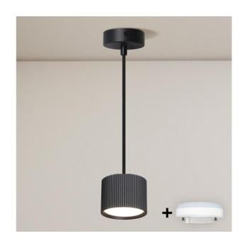 BRILAGI - LED RGB dimmelhető kábeles függőlámpa STRIPY 1xGX53/14W/230V pr. 82 mm Wi-Fi Tuya fekete BG2849+IM1489 kép