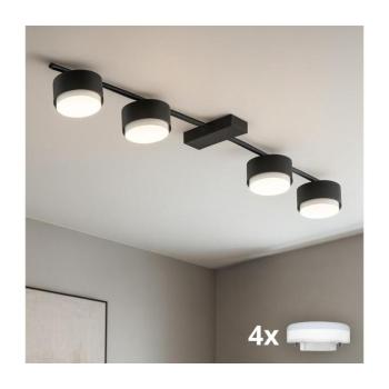 BRILAGI - LED RGB dimmelhető spotlámpa MONO 4xGX53/14W/230V Wi-Fi Tuya fekete BG4571+4xIM1489 kép
