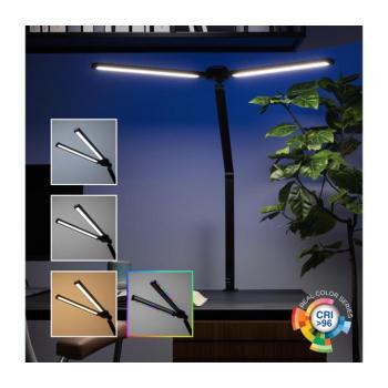 BRILAGI - LED RGB érintős, dimmelhető asztali lámpa VARIO LED/18W/230V 3000-6500K CRI 96 8590828037057 kép