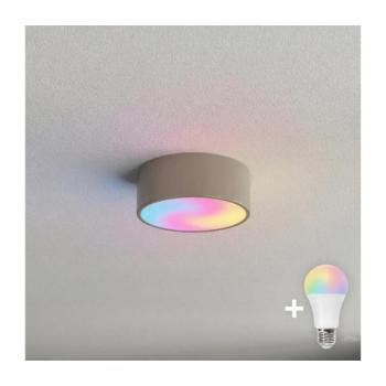 BRILAGI-LED RGBW dimmelhető fürdőszobai mennyezeti lámpa CLARE 1xE27/12W/230V IP54 bézs BG1594+AI0819 kép