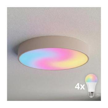 BRILAGI - LED RGBW dimmelhető mennyezeti lámpa CLARE 4xE27/12W/230V bézs BG1596+4xAI0819 kép