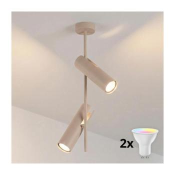 BRILAGI - LED RGBW dimmelhető rúdon szerelt BRANCH csillár 2xGU10/6,5W/230V bézs BG5258+2xAI0589 kép