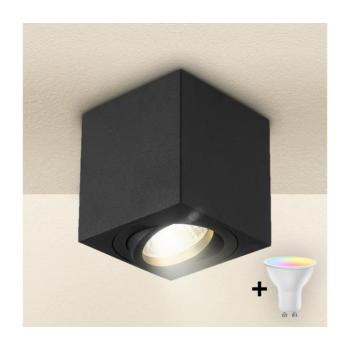 BRILAGI - LED RGBW dimmelhető spotlámpa MIA 1xGU10/4,8W/230V 84x80 mm fekete BG0594+AI2382 kép