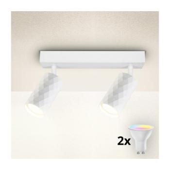BRILAGI - LED RGBW dimmelhető spotlámpa SELE DIAMANT 2xGU10/4,8W/230V fehér BG2854+2xAI2382 kép
