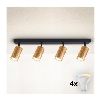 BRILAGI - LED RGBW dimmelhető spotlámpa SELE DIAMANT 4xGU10/4,8W/230V arany BG2860+4xAI2382 kép