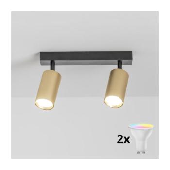 BRILAGI - LED RGBW dimmelhető spotlámpa SELE GOLDEN 2xGU10/4,8W/230V fekete/arany BG1006+2xAI2382 kép