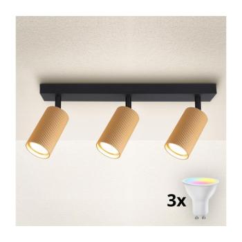 BRILAGI - LED RGBW dimmelhető spotlámpa SELE MODERN 3xGU10/4,8W/230V arany BG2870+3xAI2382 kép