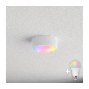 BRILAGI - LED RGBW fényerőszabályozható fürdőszobai mennyezeti lámpa CLARE 1xE27/12W/230V IP54 fehér BG0818+AI0819 kép