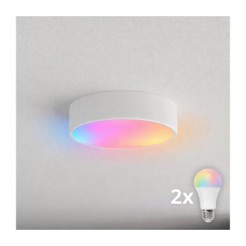 BRILAGI - LED RGBW fényerőszabályozható mennyezeti lámpa CLARE 2xE27/12W/230V fehér BG0569+2xAI0819 kép