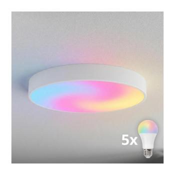 BRILAGI - LED RGBW fényerőszabályozható mennyezeti lámpa CLARE 5xE27/12W/230V fehér BG0575+5xAI0819 kép