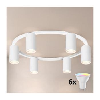 BRILAGI - LED RGBW fényerőszabályozható mennyezeti lámpa SELE 6xGU10/6,5W/230V fehér BG5286+AI2323 kép