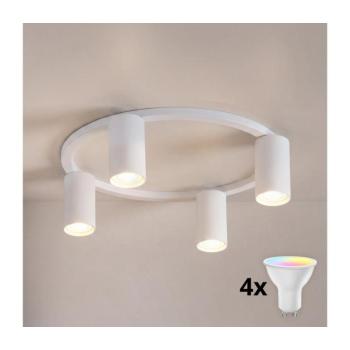 BRILAGI - LED RGBW fényerőszabályozható mennyezeti lámpatest SELE 4xGU10/6,5W/230V fehér BG5283+4xAI0589 kép