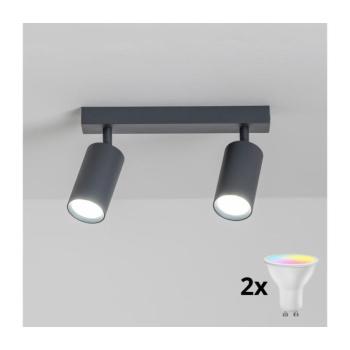 BRILAGI - LED RGBW fényerőszabályozható spotlámpa SELE 2xGU10/4,8W/230V antracit BG1631+2xAI2382 kép