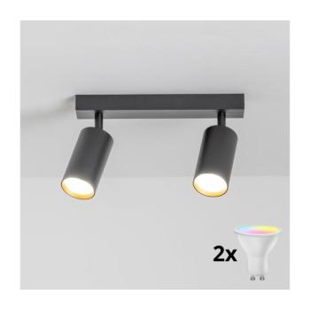 BRILAGI - LED RGBW fényerőszabályozható spotlámpa SELE 2xGU10/4,8W/230V fekete/arany BG0630+2xAI2382 kép