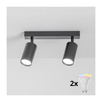 BRILAGI - LED RGBW fényerőszabályozható spotlámpa SELE 2xGU10/4,8W/230V fekete BG0625+2xAI2382 kép