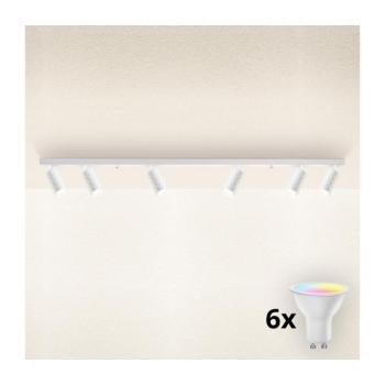 BRILAGI - LED RGBW fényerőszabályozható spotlámpa SELE DIAMANT 6xGU10/6,5W/230V Wi-Fi fehér BG2862+AI2320 kép
