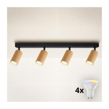 BRILAGI - LED RGBW fényerőszabályozható spotlámpa SELE MODERN 4xGU10/4,8W/230V arany BG2873+4xAI2382 kép