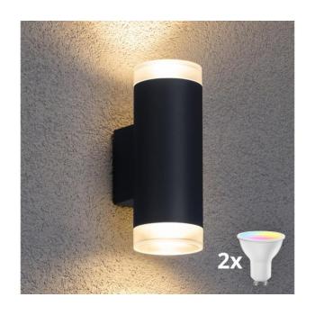BRILAGI - LED RGBW kültéri fali lámpatest MATERA 2xGU10/4,8W/230V antracit IP54 BG0979+2xAI2382 kép
