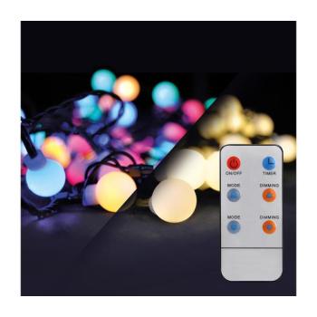 BRILAGI - LED RGBW kültéri karácsonyi fényfüzér 100 LED, 8 funkció, 15m, IP44, D 1V08-RGB-OEM1 kép