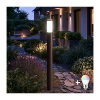 BRILAGI-LED RGBW kültéri lámpa ELIA 1xE27/6,5W/230V 2700-6500K IP44 100 cm antracit BG5757+AI0818 kép