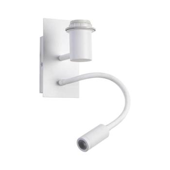 BRILAGI - LED Rugalmas fali lámpa NUBILA 1xE27/25W/230V + LED/3W fehér BRI126 kép