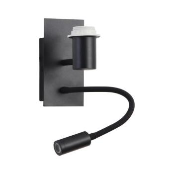 BRILAGI - LED Rugalmas fali lámpa NUBILA 1xE27/25W/230V + LED/3W fekete BRI125 kép