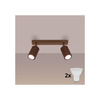 BRILAGI - LED spotlámpa CRESTO 2xGU10/10W/230V barna BR.1961 kép