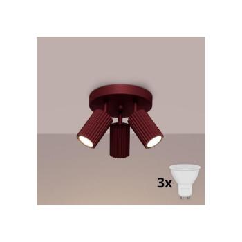 BRILAGI - LED spotlámpa CRESTO 3xGU10/10W/230V bordó BR.1928 kép