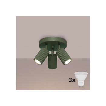 BRILAGI - LED spotlámpa CRESTO 3xGU10/10W/230V zöld BR.1620 kép