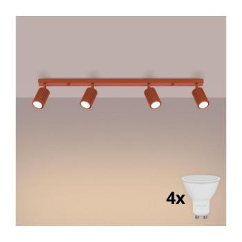 BRILAGI - LED spotlámpa CRESTO 4xGU10/10W/230V narancssárga BR.1641 kép