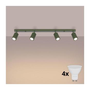 BRILAGI - LED spotlámpa CRESTO 4xGU10/10W/230V zöld BR.1622 kép