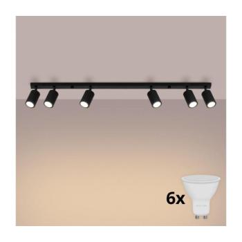 BRILAGI - LED spotlámpa CRESTO 6xGU10/10W/230V fekete BR.1585 kép