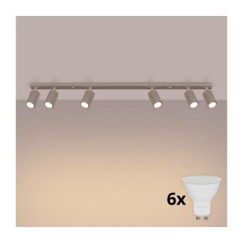 BRILAGI - LED spotlámpa CRESTO 6xGU10/10W/230V taupe BR.1766 kép