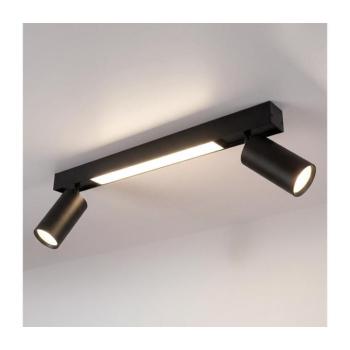 BRILAGI - LED spotlámpa SELE 2xGU10/30W/230V + LED/15W fekete WO-LEDSELE60-02-OEM kép