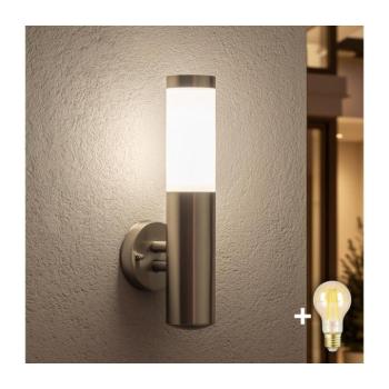 BRILAGI-LED Stm kültéri fali lámpa ELIA 1xE27/6W/230V 2700-6500K IP44 króm BG5745+AI0042 kép