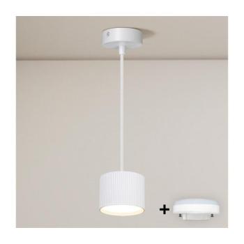 BRILAGI - LED STRIPY kábeles függeszték 1xGX53/15W/230V pr. 82 mm, fehér WO-GX-07-WHT-OEM kép