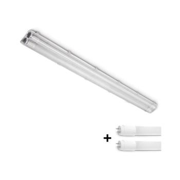 BRILAGI - LED Tech. OPTIMA T8 fénycsöves lámpatest 2xG13/18W/230V 4000K IP65 128 cm 004073 kép