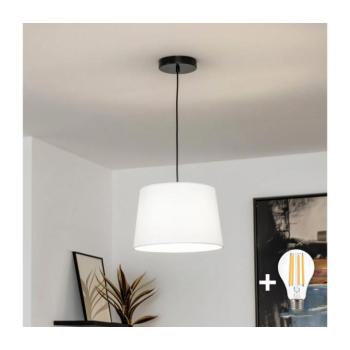 BRILAGI - LED zsinóros függeszték CERIA 1xE27/40W/230V Ø 30 cm fehér BG3987+EG781035 kép