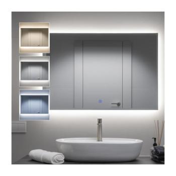 BRILAGI - LUCE LED fürdőszobai tükör, LED/30W/230V, 60x90 cm, IP44, CRI 90, dimmelhető + CCT FG-CY36-B01-6090 kép